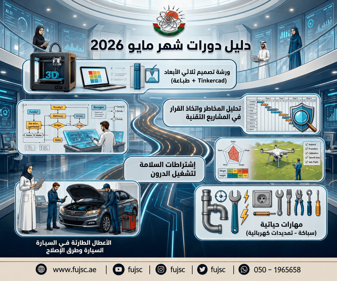 دليل دورات شهر مايو 2026